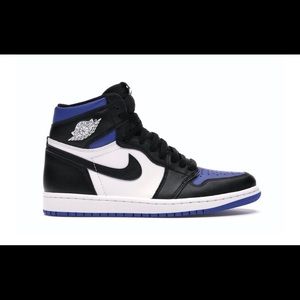 Nike Men’s Jordan 1 Retro High Royal Toe Size 12